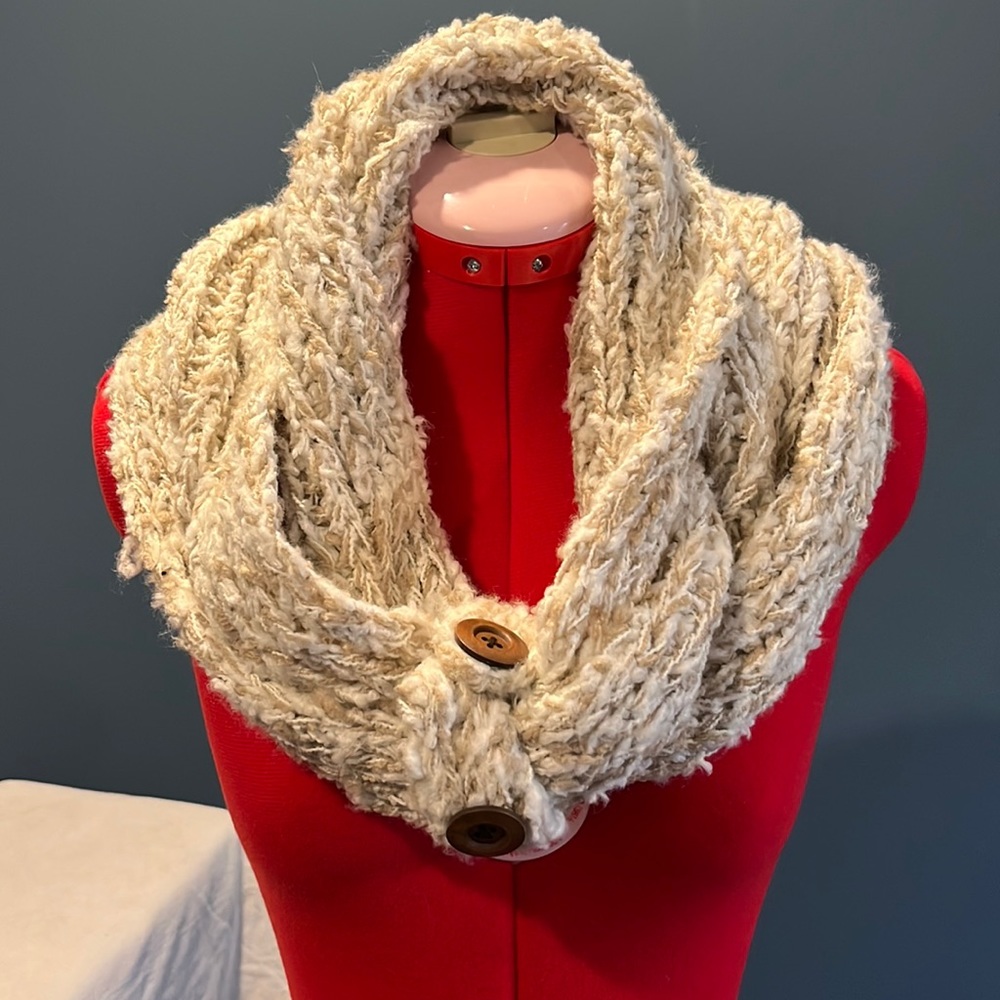 Chunk Knit Infinity Scarf
